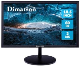 Dimarson 18,5' DM-P185 BK 16:9 1366x768  2ms HDMI VGA Black