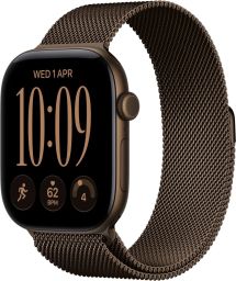 Apple Watch S12 GPS + Cellular 42mm Dark Bronze Aluminium Case with Dark Bronze Milanese Loop