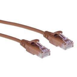 ACT CAT6 U-UTP Patch Cable 5m Brown