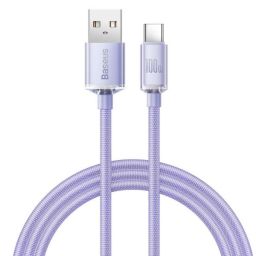 Baseus Crystal Shine USB-C Cable 1,2m Purple