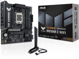 Asus Alaplap - AMD TUF GAMING B850M-E WIFI AM5 (B850, MicroATX, 4xDDR5 8000+MHz, 4xSATA3, 3x M.2, HDMI+2xDP)