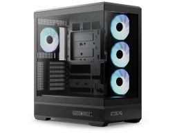 Számítógépház Aerocool P500B Digi 4x ARGB PWM Fan, Fekete