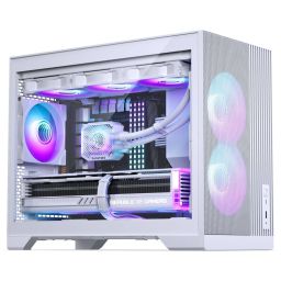 Számítógépház PHANTEKS XT M3 MATX, edzett üveg, fehér
