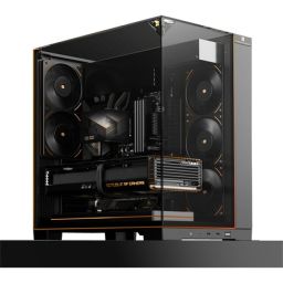 Thermalright A70 ARGB táp nélküli ablakos Mid Tower számítógépház fekete