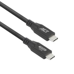 ACT USB-C to USB-C cable 2m Black