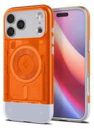 Spigen Classic C1 MagSafe case for iPhone 17 Pro Max Tangerine