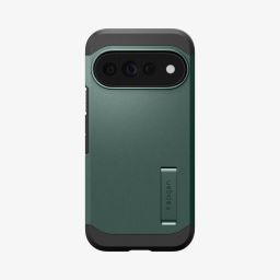 Spigen Tough Armor MagSafe case for Google Pixel 11 Pro XL Abyss Green