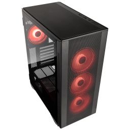 Kolink Stronghold Prism RGB ATX Edzett üveg Fekete