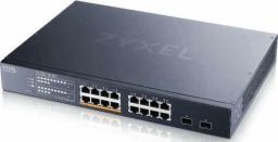 ZYXEL Switch 16-port 2.5GbE, 2 SFP+, 8 x PoE++ 180W  Smart Switch, hybird mode, NebulaFlex Cloud, XMG1915-18EP-EU0101F