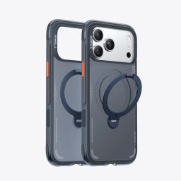 Torras Ostand Q3 Air case for iPhone 17 Pro Deep Blue