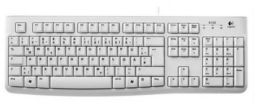 Logitech K120 Német USB billentyűzet White DE OEM