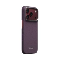 Pitaka Edge Case PTK Weaving for iPhone 18/17 Pro Charoite Purple