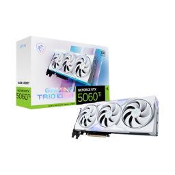 MSI Videokártya PCI-Ex16x nVIDIA RTX 5060 Ti GAMING TRIO 16GB DDR7 OC WHITE
