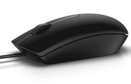 Dell MS116-BK Optikai Kétkezes USB Egér 1000 DPI Fekete