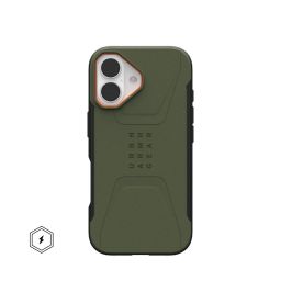 UAG Civilian Magsafe case for iPhone 17 Olive/Orange