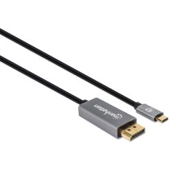 Manhattan 8K@60Hz USB-C to DisplayPort 1.4 Adapter Cable 2m Black