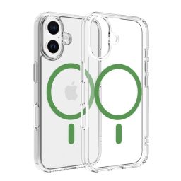 Dviced Magsafe iPhone 16 clear case Green