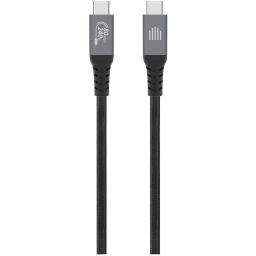 Dviced USB4 Braided Cable (Thunderbolt compatible) 1m Black