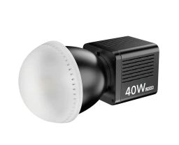 Ulanzi LT028, LS24, 40W RGB COB fotó videó LED lámpa, 2500-6500K, mini Bowens