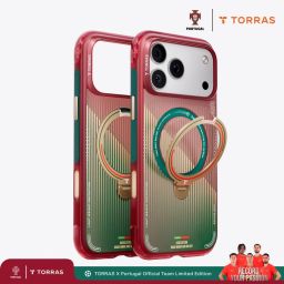 Torras Ostand Q3 Air World Cup Limited case for iPhone 17 Pro Red/Green