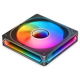 Ventilátor Jonsbo FR-505, 12cm,  ARGB 5V 3PIN - fekete