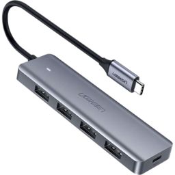 UGREEN USB-C 3.0 To 4 Ports HUB Gray