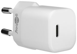 USB hálózati gyorstöltő USB-C 3.1 nano, 30W, fehér GOOBAY (59716)