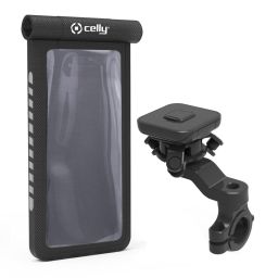 CELLY SNAPMAGFLEX Smartphone Holder for Bike with Case Black