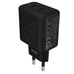 Avax CH602B Speedy 45W GaN Fast Charger Black