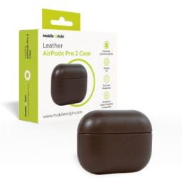 Mobile Origin AirPods Pro 2 Leather Case Brown