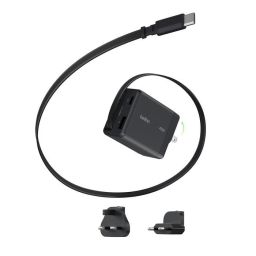 Belkin UltraCharge Retractable GaN Wall Charger 45W Black