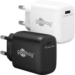 USB hálózati gyorstöltő 1x QC 3.1 (25W) 3A, fehér GOOBAY (65368)