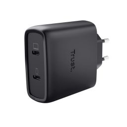 Trust Maxo 65W 2-Port USB-C GaN Charger Black