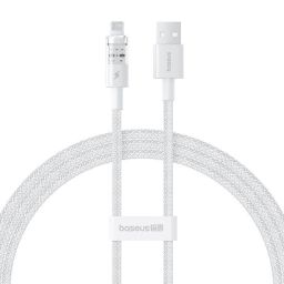 Baseus Gem USB to IP lightning 2.4A fast charging cable 1m White