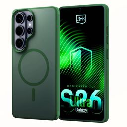 3mk MagCase for Samsung Galaxy S26 Ultra Smoke Green