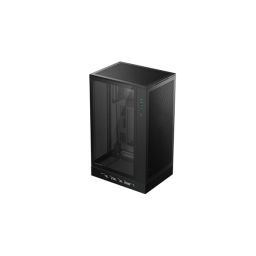 DEEPCOOL Ház Micro-ATX CH270 DIGITAL, Tápegység nélkül, fekete, Üvegfalú