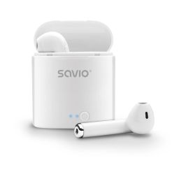 Savio TWS-01 Bluetooth Headset White