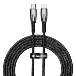 Baseus Glimmer USB-C USB-C Cable 2m Black
