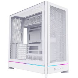 Montech HS01 ház, ATX, aRGB, edzett üveg, fehér