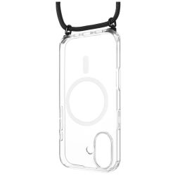 FIXED Nyakbaakasztható MagPure tok Apple iPhone 17 telefonhoz, fekete