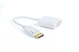 Gembird A-DPM-DVIF-002-W DisplayPort to DVI adapter cable White