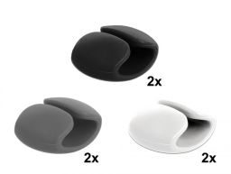 DeLock Cable Holder Clip Set 6 pieces