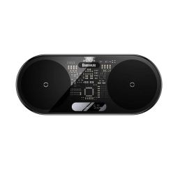 Baseus Digital LED Display Wireless Charger Black