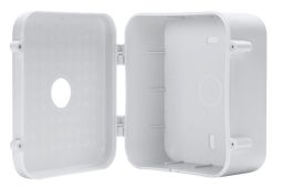 Nestron Univerzális beltéri kötődoboz kamerákhoz; oldalra nyitható; műanyag; 128x140x64mm