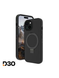dbramante1928 Iceland Ultra D3O MagSafe Kickstand case for iPhone 17e/16e/15/14/13 Black