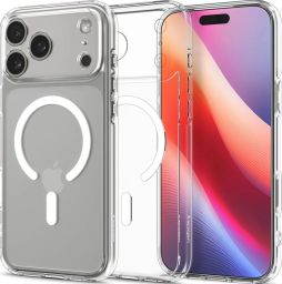 Spigen Ultra Hybrid MagSafe case for iPhone 17 Pro Clear White