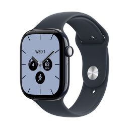 Apple Watch S12 Cellular 46mm Night Blue Ceramic Case with Navy Blue Sport Band - S/M