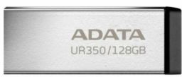 ADATA Pendrive 128GB, UR350 USB 3.2, fémházas, fekete