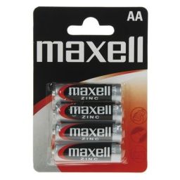 Maxell AA (R6) szárazelem 4db (bulk)
