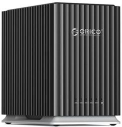 Orico DAS - 9758C3-V1-EU-BK (4x 2,5/3,5 HDD/SSD -> USB-A/C, Max.: 110TB, fekete)